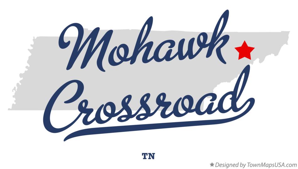 Map of Mohawk Crossroad Tennessee TN