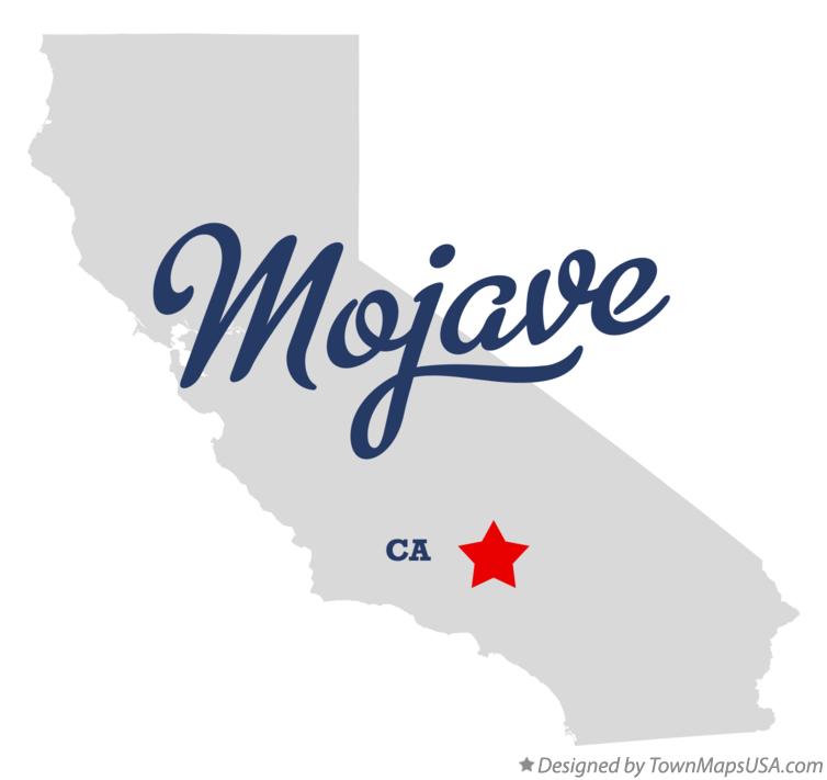 Map of Mojave California CA