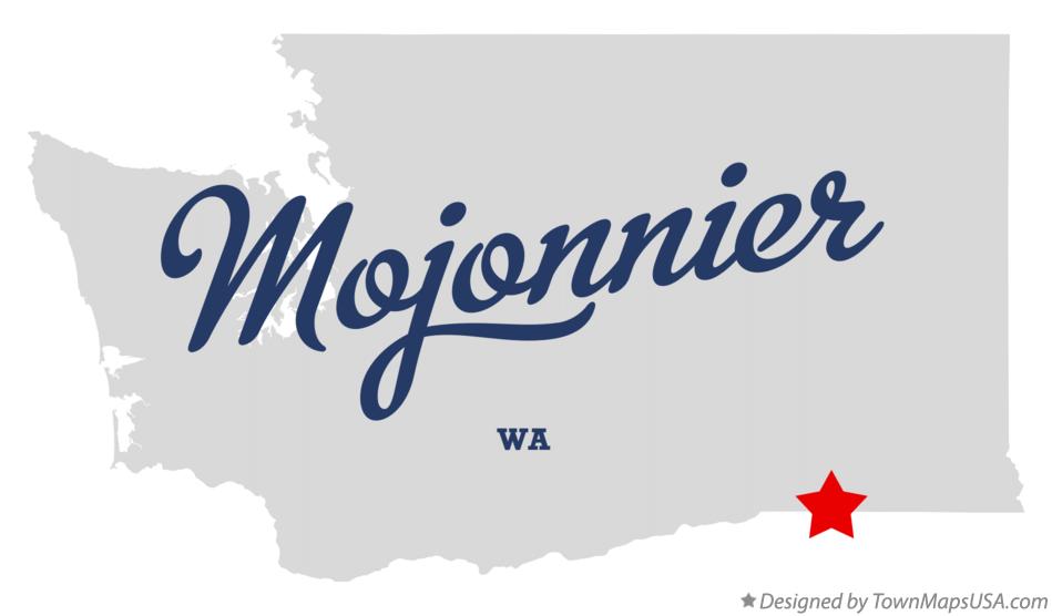 Map of Mojonnier Washington WA