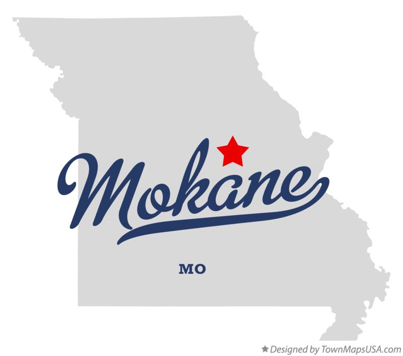 Map of Mokane Missouri MO