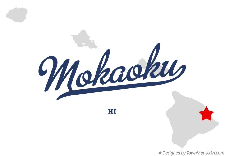 Map of Mokaoku Hawaii HI
