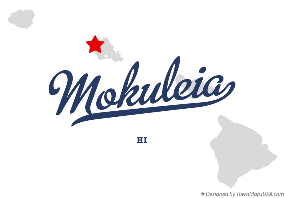 Map of Mokulēia Hawaii HI