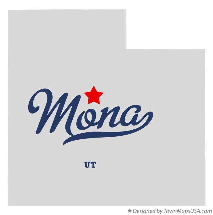 Map of Mona Utah UT