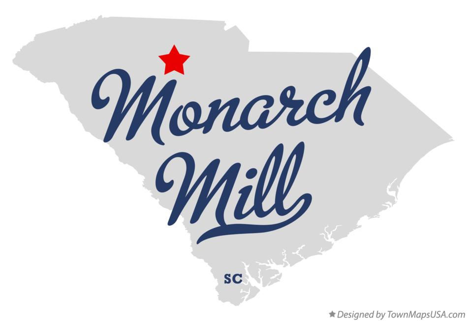 Map of Monarch Mill South Carolina SC