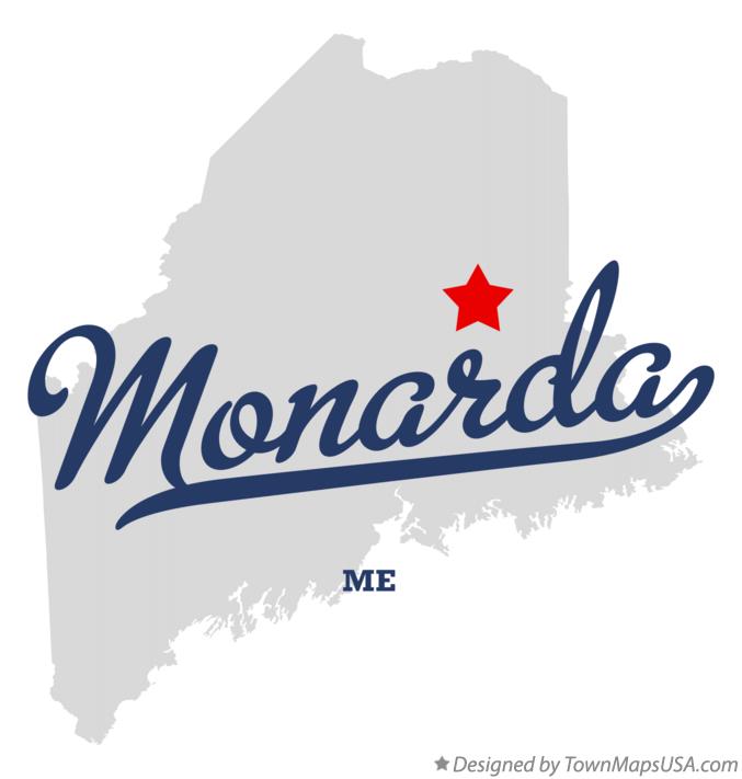 Map of Monarda Maine ME