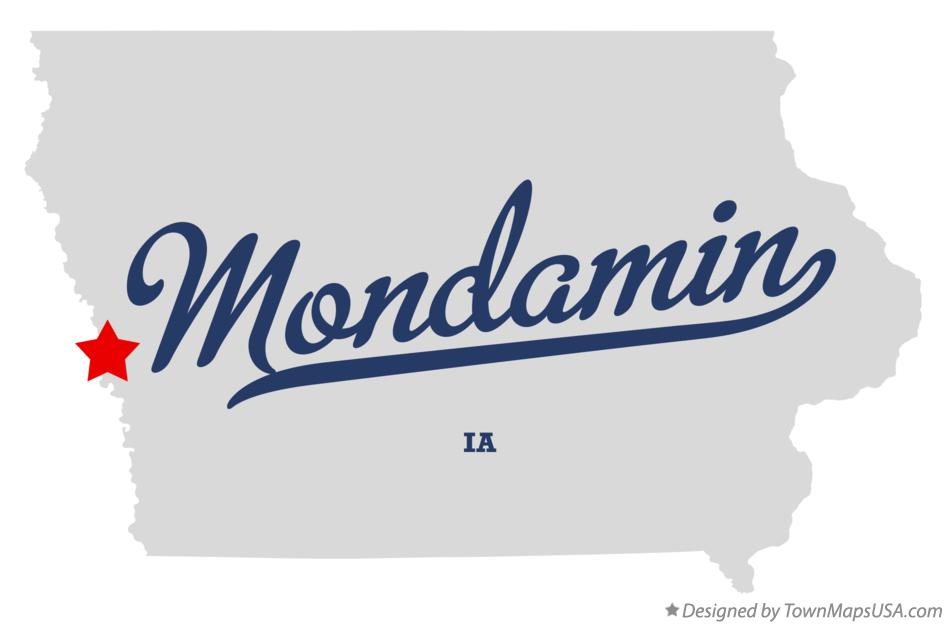 Map of Mondamin Iowa IA