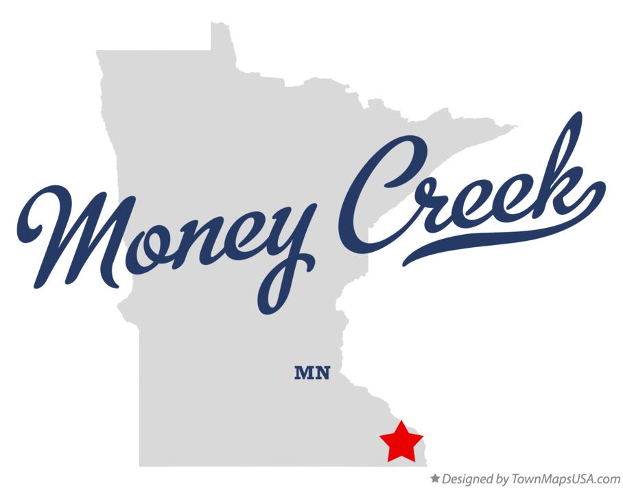 Map of Money Creek Minnesota MN