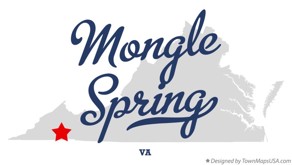 Map of Mongle Spring Virginia VA