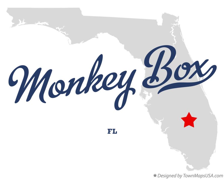 Map of Monkey Box Florida FL