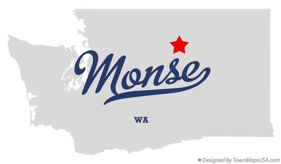 Map of Monse Washington WA