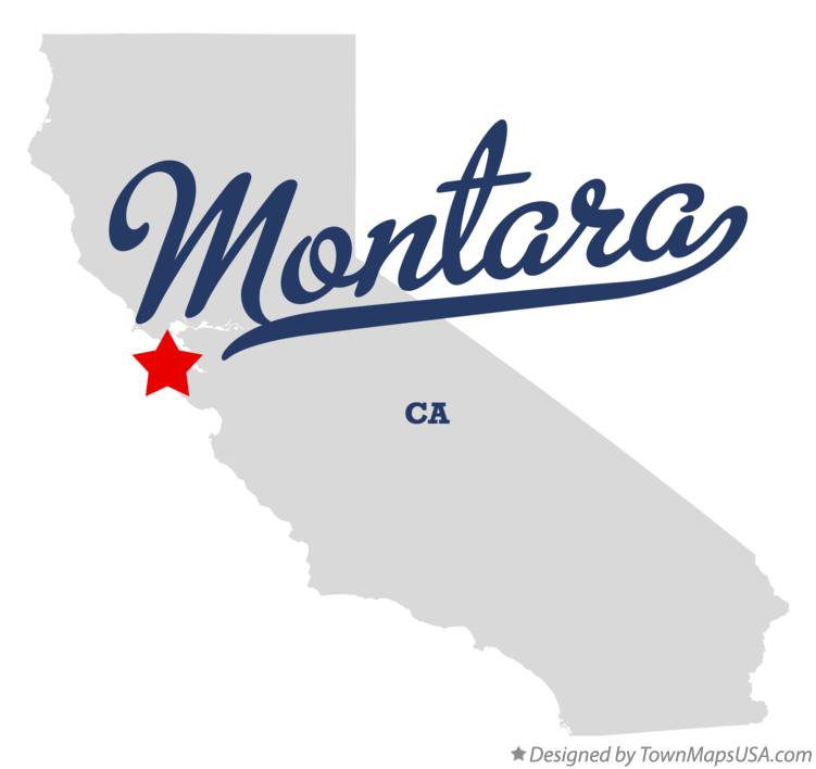 Map of Montara California CA