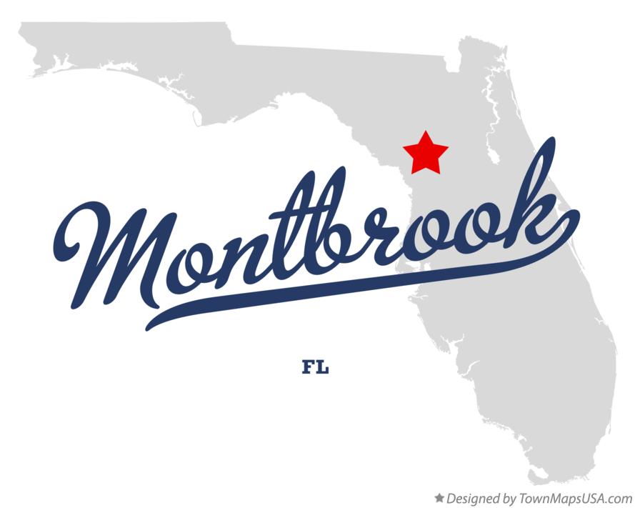 Map of Montbrook Florida FL