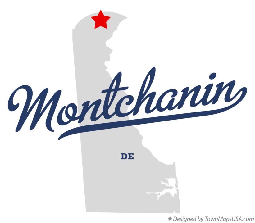 Map of Montchanin Delaware DE