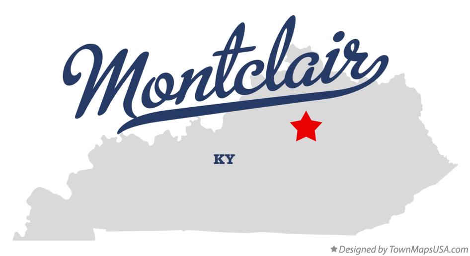 Map of Montclair Kentucky KY