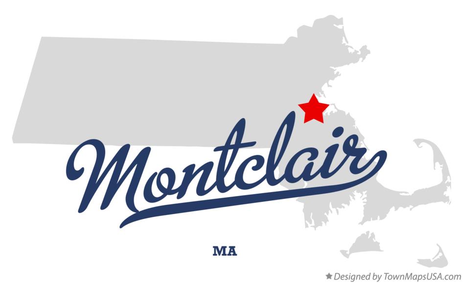 Map of Montclair Massachusetts MA