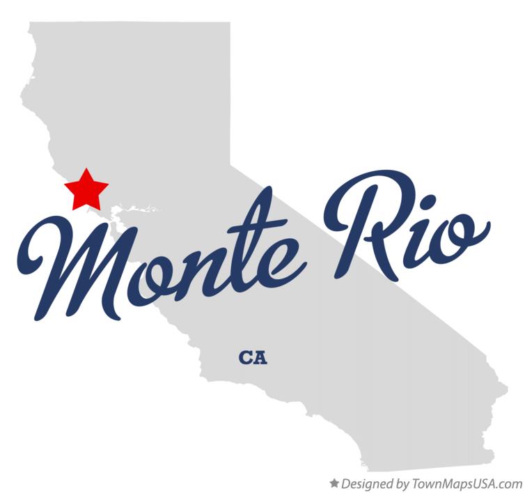 Map of Monte Rio California CA