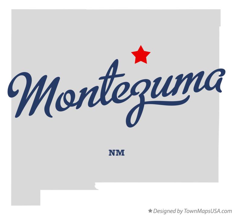 Map of Montezuma New Mexico NM