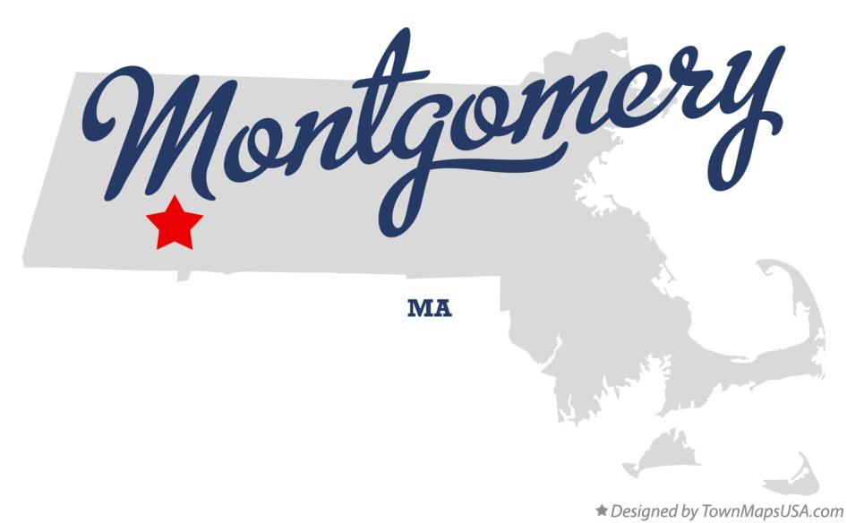 Map of Montgomery Massachusetts MA