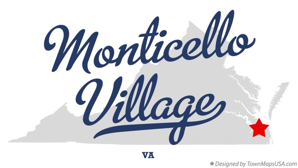 Map of Monticello Village Virginia VA