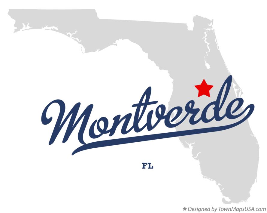 Map of Montverde Florida FL