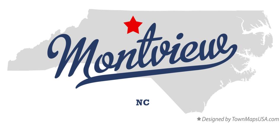Map of Montview North Carolina NC