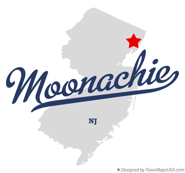 Map of Moonachie New Jersey NJ