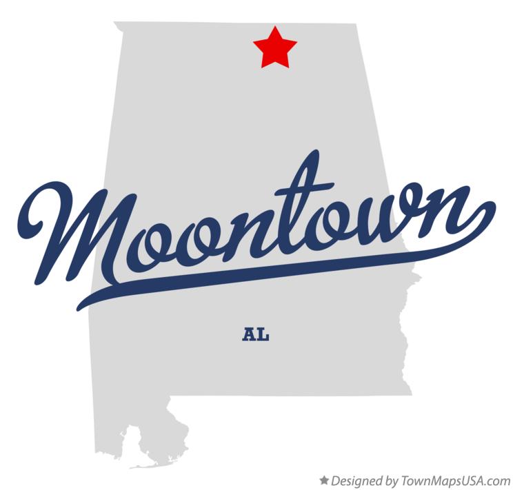 Map of Moontown Alabama AL