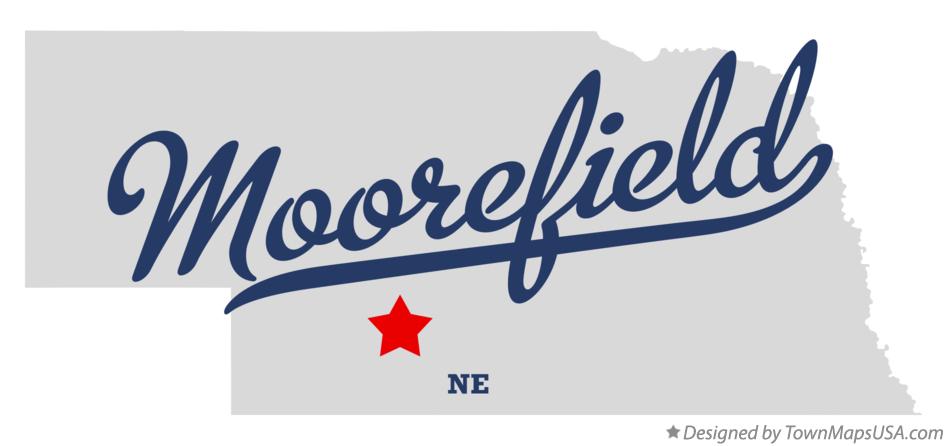 Map of Moorefield Nebraska NE