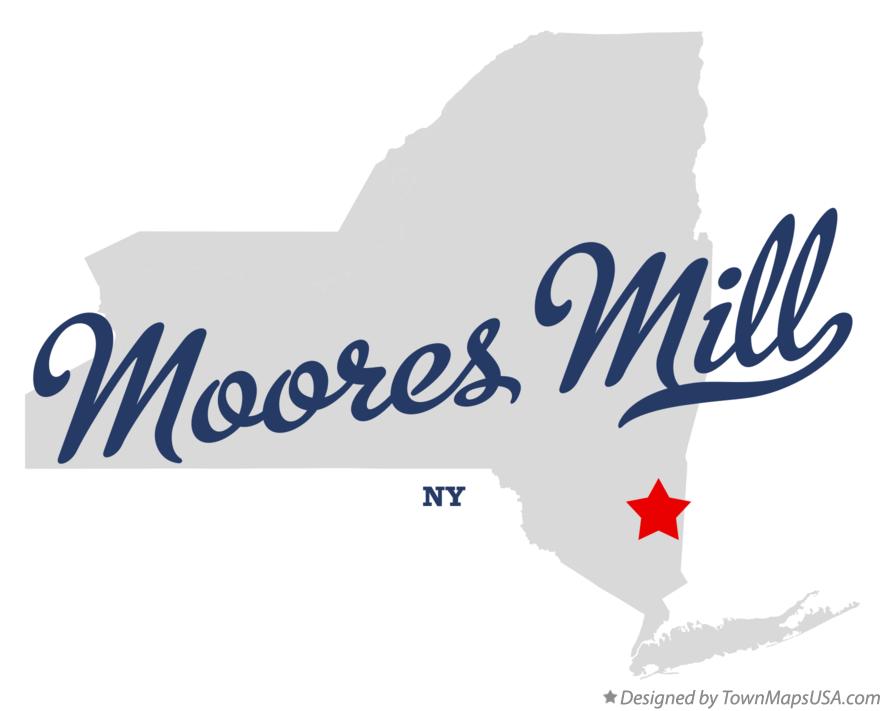 Map of Moores Mill New York NY