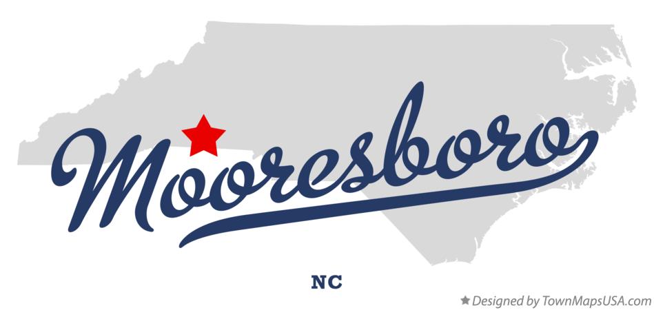 Map of Mooresboro North Carolina NC