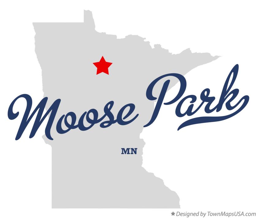 Map of Moose Park Minnesota MN