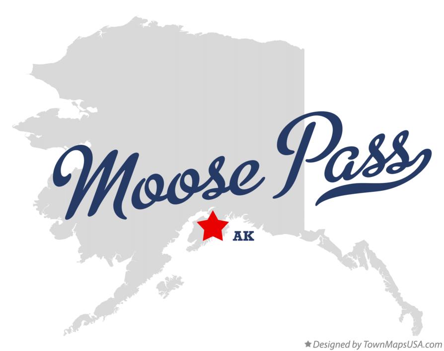 Map of Moose Pass Alaska AK