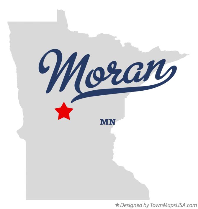 Map of Moran Minnesota MN