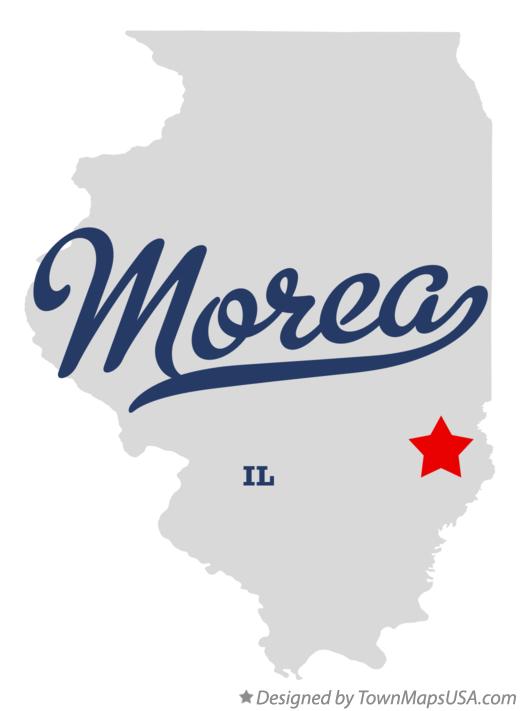 Map of Morea Illinois IL