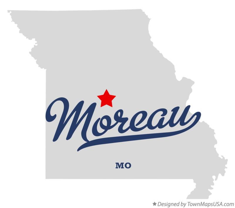 Map of Moreau Missouri MO