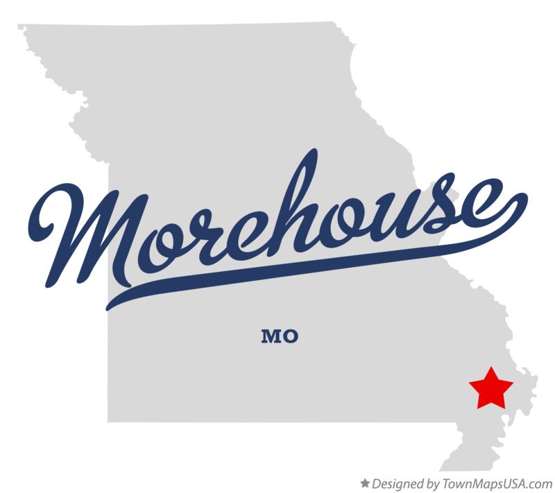 Map of Morehouse Missouri MO