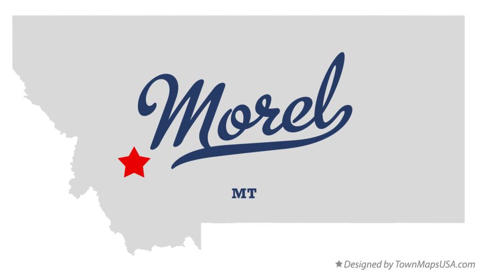 Map of Morel Montana MT
