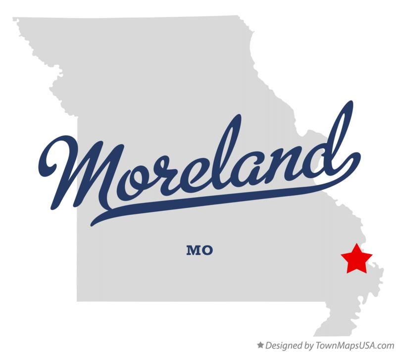 Map of Moreland Missouri MO