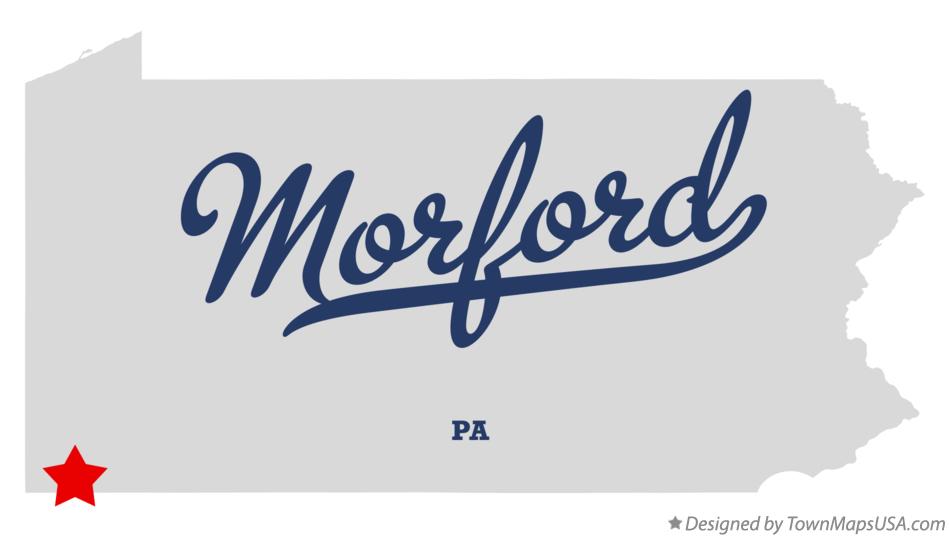 Map of Morford Pennsylvania PA
