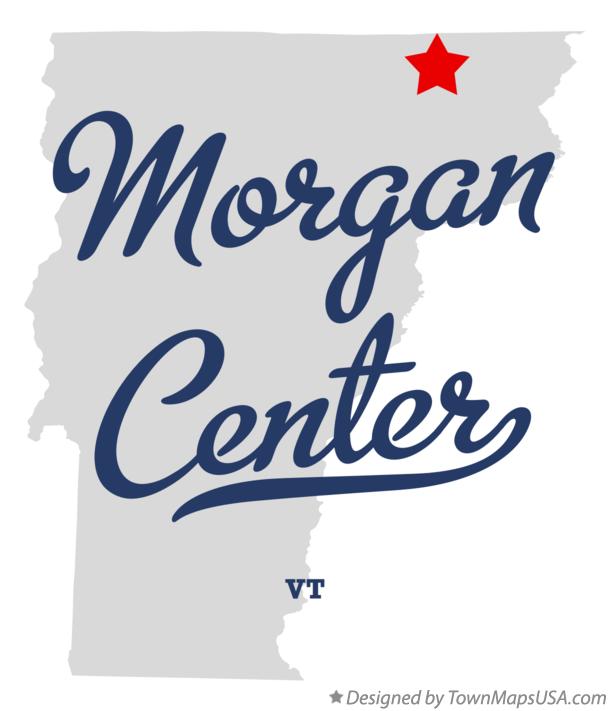 Map of Morgan Center Vermont VT