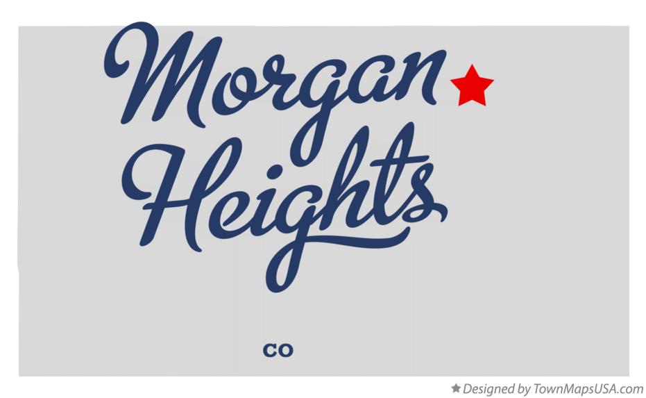 Map of Morgan Heights Colorado CO