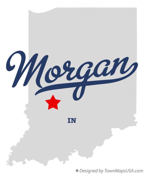 Map of Morgan Indiana IN