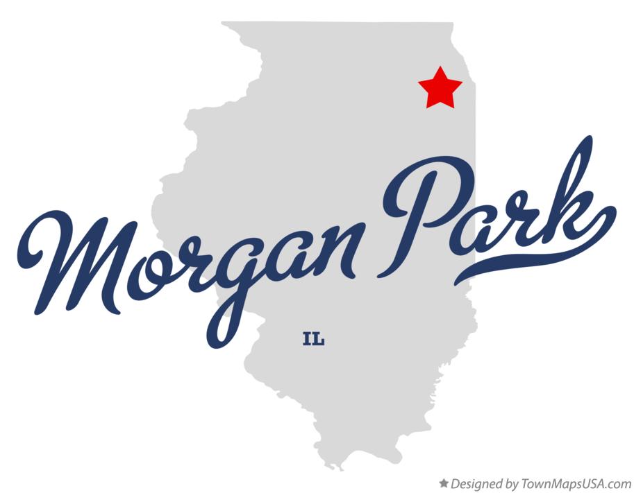 Map of Morgan Park Illinois IL