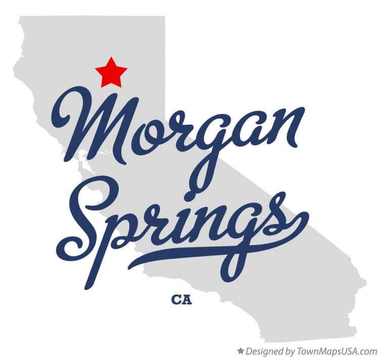 Map of Morgan Springs California CA