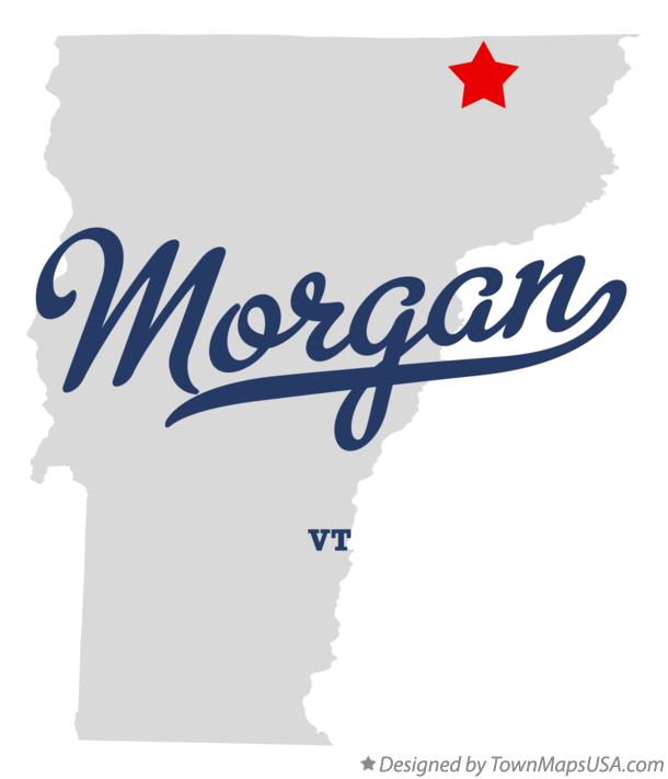 Map of Morgan Vermont VT
