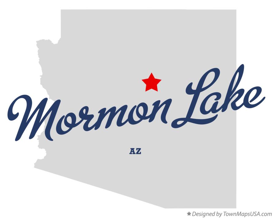 Map of Mormon Lake Arizona AZ