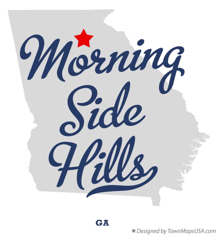 Map of Morning Side Hills Georgia GA