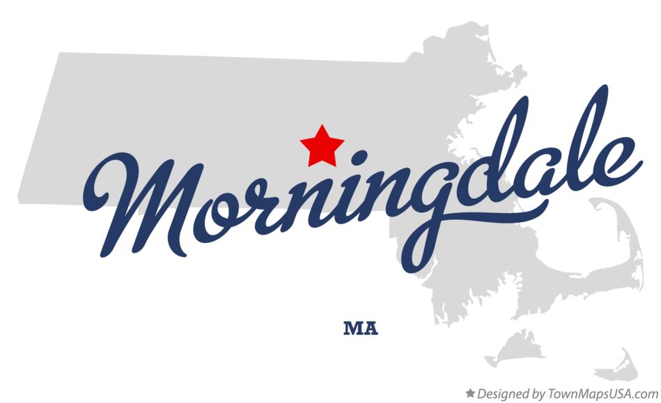 Map of Morningdale Massachusetts MA