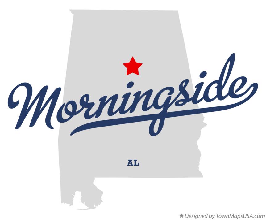 Map of Morningside Alabama AL