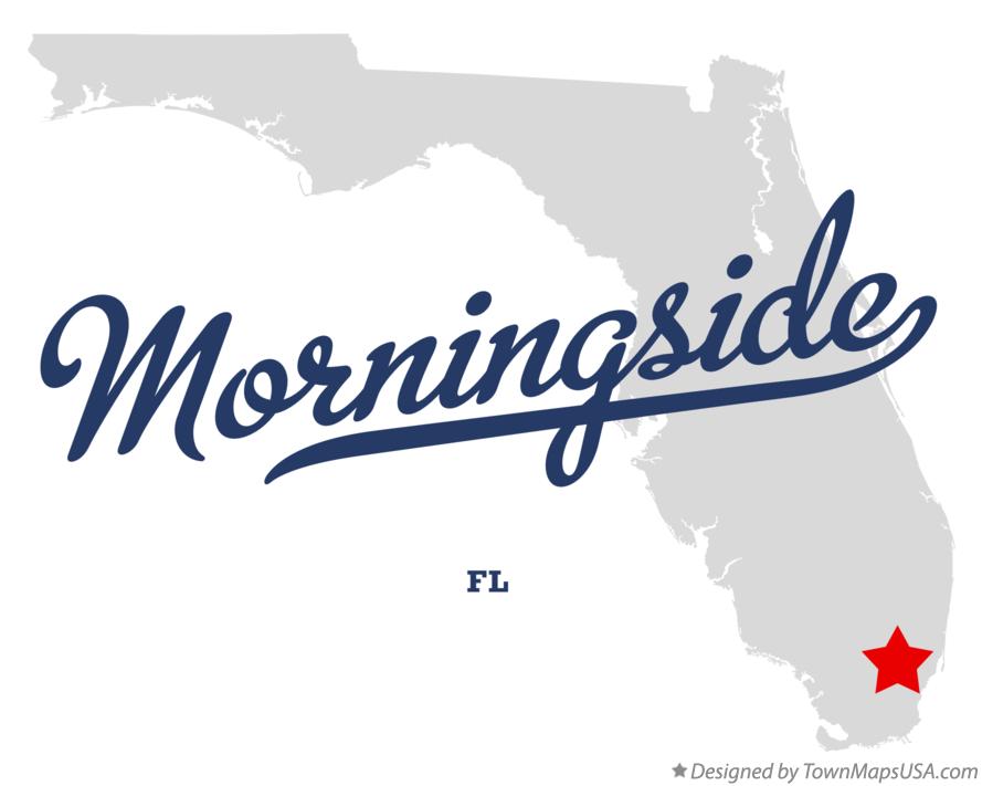 Map of Morningside Florida FL